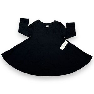 Old Navy Girl’s French-Terry Sweatshirt Dress Black Size 12-18 M